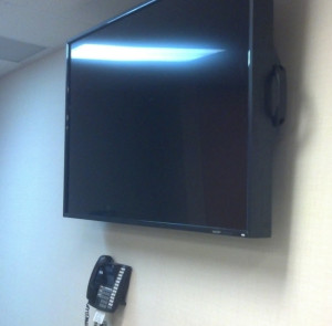 Conference room with smart display