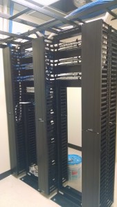 Completed cabling infrastructure
