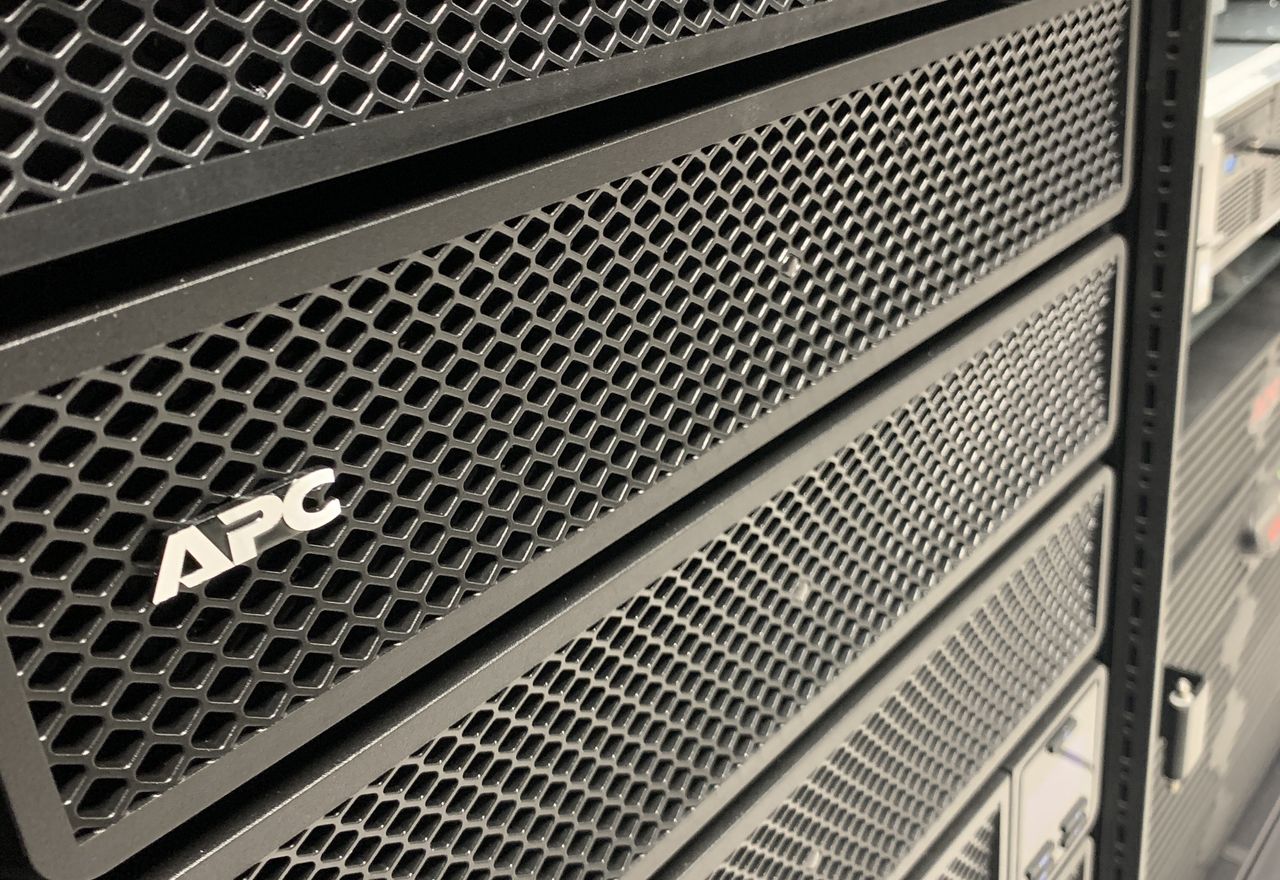 Rack mounted APC battery backup units