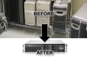 Virtual server consolidation